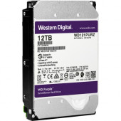 Western Digital WD Purple WD121PURZ 12 TB Hard Drive - 3.5" Internal - SATA (SATA/600) - Network Video Recorder Device Supported - 7200rpm - 3 Year Warranty WD121PURZ