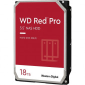 Western Digital WD Red Pro WD181KFGX 18 TB Hard Drive - 3.5" Internal - SATA (SATA/600) - Desktop PC, Storage System Device Supported - 7200rpm - 300 TB TBW WD181KFGX-20PK