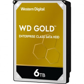 Western Digital WD Gold WD6003FRYZ 6 TB Hard Drive - 3.5" Internal - SATA (SATA/600) - Server, Storage System Device Supported - 7200rpm - 256 MB Buffer - 5 Year Warranty WD6003FRYZ