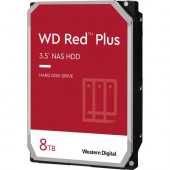 Western Digital WD Red Plus WD80EFBX 8 TB Hard Drive - 3.5" Internal - SATA (SATA/600) - Storage System Device Supported - 5400rpm WD80EFBX