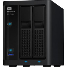 Western Digital WD 4TB My Cloud PR2100 Pro Series Media Server with Transcoding, NAS - Network Attached Storage - Intel Pentium N3710 Quad-core (4 Core) 1.60 GHz - 4 TB Installed HDD Capacity - 4 GB RAM DDR3L SDRAM - RAID Supported 0, 1, Concatenation, JB