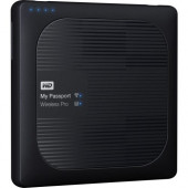 Western Digital WD 2TB My Passport Wireless Pro Portable External Hard Drive - WiFi AC, SD, USB 3.0 - Wireless LAN - 256 MB Buffer - Black WDBP2P0020BBK-NESN