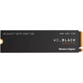 Western Digital WD Black SN770 WDS100T3X0E 1 TB Solid State Drive - M.2 2280 Internal - PCI Express NVMe (PCI Express NVMe 4.0 x4) - Notebook, Motherboard Device Supported - 600 TB TBW - 5150 MB/s Maximum Read Transfer Rate WDS100T3X0E