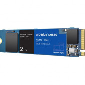 Western Digital WD Blue SN550 WDS200T2B0C 2 TB Solid State Drive - M.2 2280 Internal - PCI Express NVMe (PCI Express NVMe 3.0 x4) - Desktop PC Device Supported - 900 TB TBW - 2600 MB/s Maximum Read Transfer Rate - 5 Year Warranty WDS200T2B0C