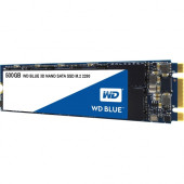 Western Digital WD Blue 3D NAND 500GB PC SSD - SATA III 6 Gb/s M.2 2280 Solid State Drive - 560 MB/s Maximum Read Transfer Rate - 5 Year Warranty WDS500G2B0B