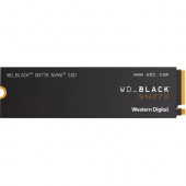 Western Digital WD Black SN770 WDS500G3X0E 500 GB Solid State Drive - M.2 2280 Internal - PCI Express NVMe (PCI Express NVMe 4.0 x4) - Notebook, Motherboard Device Supported - 300 TB TBW - 5000 MB/s Maximum Read Transfer Rate WDS500G3X0E