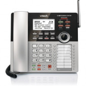 VTech Four-Line Corded Telephone Deskset - 4 x Phone Line - Speakerphone - Answering Machine - Hearing Aid Compatible CM18245