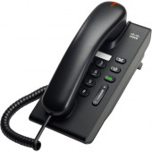 Cisco Unified 6901 IP Phone - Refurbished - Wall Mountable, Desktop - Charcoal - 1 x Total Line - VoIP - Speakerphone - 1 x Network (RJ-45) - PoE Ports - SCCP, SRTP, LLDP-MED, DHCP, RTCP, CDP Protocol(s) CP-6901-CL-K9-RF