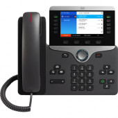 Cisco 8841 IP Phone - Refurbished - Wall Mountable - VoIP - Caller ID - SpeakerphoneUnified Communications Manager, Unified Communications Manager Express, User Connect License - 2 x Network (RJ-45) - PoE Ports - SIP, LLDP-PoE, SDP, DHCP, RTP, RTCP, LLDP,