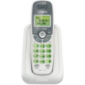 VTech CS6114 DECT 6.0 Cordless Phone with Caller ID/Call Waiting, White with 1 Handset - 1 x Phone Line - Backlight - Energy Star, RoHS Compliance CS6114