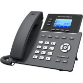 Grandstream GRP2603P IP Phone - Corded - Corded - Wall Mountable, Desktop - 3 x Total Line - VoIP - Speakerphone - 2 x Network (RJ-45) - PoE Ports - SIP, TCP, UDP, RTP, RTCP, RTCP XR, ARP, ICMP, DHCP, PPPoE, SSH, ... Protocol(s) GRP2603P