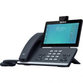Yealink SIP-T58A IP Phone - Corded/Cordless - Corded/Cordless - Wi-Fi, Bluetooth, DECT - Desktop, Wall Mountable - Classic Gray - VoIP - IEEE 802.11a/b/g/n/ac - Caller ID - Speakerphone - 2 x Network (RJ-45) - USB - PoE Ports - Color - SIP, RTCP XR, LDAP,
