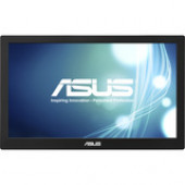 Asus 15.6" LED LCD Monitor - 16:9 - 11 ms - 1366 x 768 - 200 Nit - 500:1 - HD - USB - 5 W - Black, Silver - WEEE, RoHS MB168B