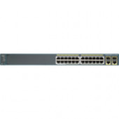 Cisco Catalyst 2960-24PC-L Ethernet Switch with PoE - 24 Ports - Manageable - 2 x Expansion Slots - 10Base-T, 10/100Base-TX - Shared SFP Slot - 2 x SFP Slots - 2 Layer Supported - Rack-mountableLifetime Limited Warranty WS-C2960+24PC-L