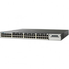 Cisco Catalyst Stackable Ethernet Switch - 48 Ports - Manageable - Stack Port - 2 x Expansion Slots - 10/100/1000Base-T - 48 x Network - 2 Layer Supported - Redundant Power Supply - 1U HighLifetime Limited Warranty WS-C3750X-48PF-L