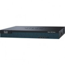 Cisco 1921 Integrated Services Router - 2 Ports - Management Port - PoE Ports - 2 Slots - Gigabit Ethernet - 1U - Rack-mountable, Wall Mountable CISCO1921/K9