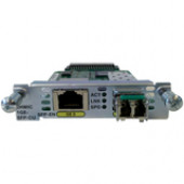 Cisco High-Speed WAN Interface Card - 1 x 10/100/1000Base-T LAN - 1 x SFP (mini-GBIC) 100 - 1 x Expansion Slots EHWIC-1GE-SFP-CU