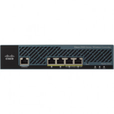 Cisco Air 2504 Wireless LAN Controller - 4 x Network (RJ-45) - Rack-mountable AIR-CT2504-5-K9