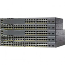 Cisco Catalyst 2960X-24TD-L Ethernet Switch - 24 Ports - Manageable - 2 x Expansion Slots - 10/100/1000Base-T - 24, 2 x Network, Expansion Slot - Twisted Pair - Gigabit Ethernet, 10 Gigabit Ethernet - 2 x SFP+ Slots - 2 Layer Supported - Power Supply - Re