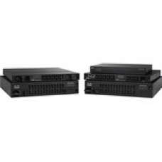 Cisco 4331 Router - 3 Ports - Management Port - 6 Slots - Gigabit Ethernet - 1U - Desktop, Rack-mountable, Wall Mountable ISR4331/K9