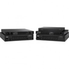 Cisco 4431 Router - 4 Ports - Management Port - 8 Slots - Gigabit Ethernet - 1U - Rack-mountable, Wall Mountable ISR4431-SEC/K9