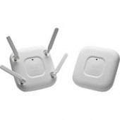 Cisco Aironet 2702I IEEE 802.11ac 1.27 Gbit/s Wireless Access Point - 2.40 GHz, 5 GHz - MIMO Technology - Beamforming Technology - 2 x Network (RJ-45) - PoE Ports - PoE, Power Supply - Ceiling Mountable AIR-AP2702I-UXK9