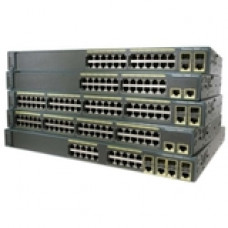 Cisco Catalyst 2960-24TT Ethernet Switch - 24 x 10/100Base-TX, 2 x 10/100/1000Base-T WS-C2960-24TT-L