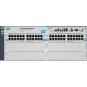 HP E5406-44G-PoE zl Switch Chassis - Manageable - 6 x Expansion Slots - 2 x Expansion Slot - 2 x SFP+ Slots - 3 Layer Supported - Power Supply - Redundant Power Supply - 4U High - Rack-mountableLifetime Limited Warranty J9533A