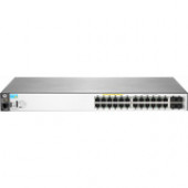 HP 2530-24G-PoE+ Switch - 24 Ports - Manageable - 4 x Expansion Slots - 10/100/1000Base-T - Uplink Port - Twisted Pair - Gigabit Ethernet - 4 x SFP Slots - 2 Layer Supported - Power Supply - 1U High - Rack-mountable, Wall Mountable, Desktop J9773A