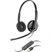 Plantronics Blackwire C320-M Headset - Stereo - USB - Wired - 20 Hz - 20 kHz - Over-the-head - Binaural - Semi-open - Noise Cancelling Microphone 85619-01