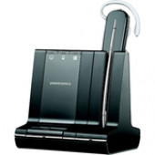 Plantronics Savi W745-M Headset - Mono - Wireless - DECT - 350 ft - Over-the-ear, Behind-the-neck, Over-the-head - Monaural - In-ear - Noise Cancelling Microphone 86507-21