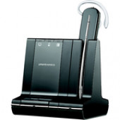 Plantronics Savi W745-M Headset - Mono - Wireless - DECT - 350 ft - Over-the-ear, Behind-the-neck, Over-the-head - Monaural - In-ear - Noise Cancelling Microphone 86507-21