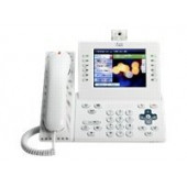 CISCO Unified Ip Phone 9971 Slimline Ip Video Phone Ieee 802.11b/g/a (wi-fi) Sip Multiline Arctic White CP-9971-WL-K9