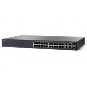 CISCO 250 Series Sg250x-24 Switch L3 Smart 24 X 10/100/1000 + 2 X 10 Gigabit Ethernet + 2 X 10 Gigabit Sfp+ Rack-mountable SG250X-24-K9