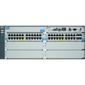 HP E5406-44g-poe+/4g-sfp V2 Zl Switch Switch L4 Managed 44 X 10/100/1000 + 4 X Sfp Rack-mountable Poe With Hp E5400 Zl Switch Premium License J9539A