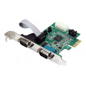STARTECH 2 Port Native Pci Express Rs232 Serial Adapter Card With 16950 Uart Serial Adapter PEX2S952