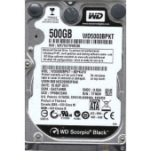 WESTERN DIGITAL Scorpio Black 500gb 7200rpm Sata-ii 16mb Buffer 2.5inch Internal Hard Disk Drive WD5000BPKT